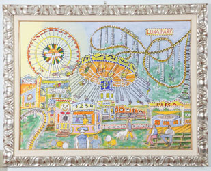 LUNA PARK ACRILICO CM 80 X 60